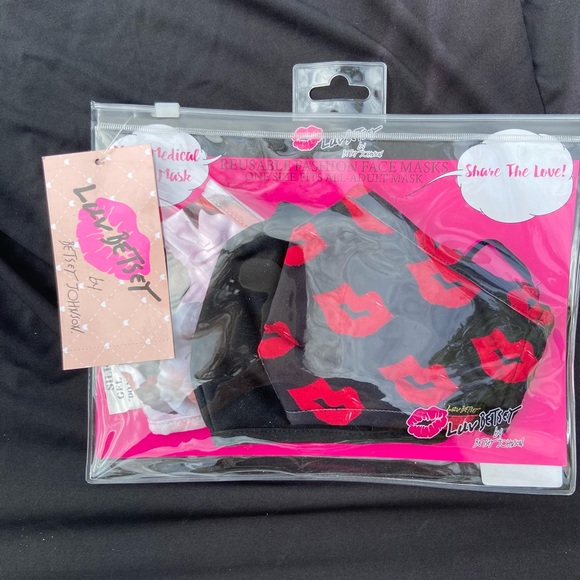 Betsey Johnson Accessories - Betsey Johnson face masks